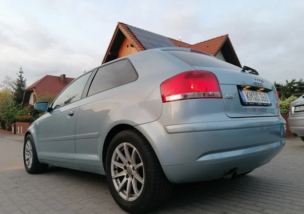 Audi A3 cena 18500 przebieg: 169398, rok produkcji 2006 z Janowiec Wielkopolski małe 529